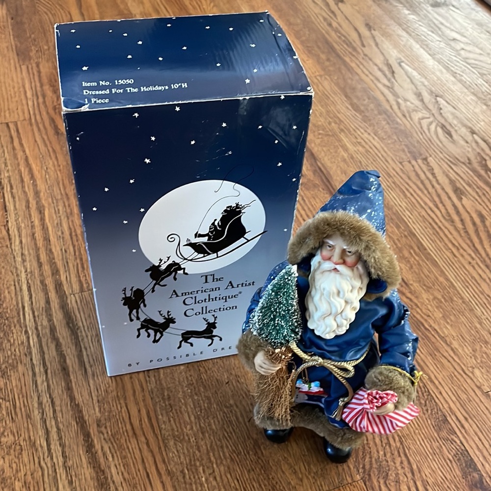 ❤️🎄 DEPT 56 | Clothtique Possible Dreams Santa | Dressed For The Holidays 🎄❤️ - Picture 10 of 10